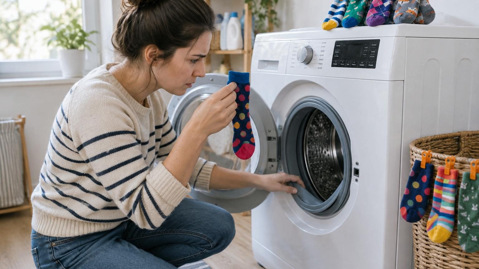 Votre machine à laver « mange » vos chaussettes : l'astuce toute simple pour ne plus jamais en perdre une seule
