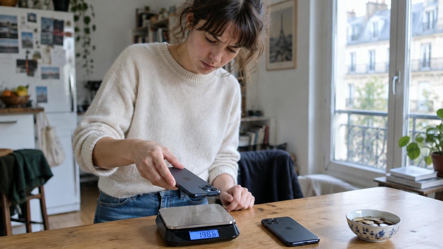 Votre téléphone devient vraiment plus lourd quand sa mémoire est pleine : voici le poids réel de vos fichiers