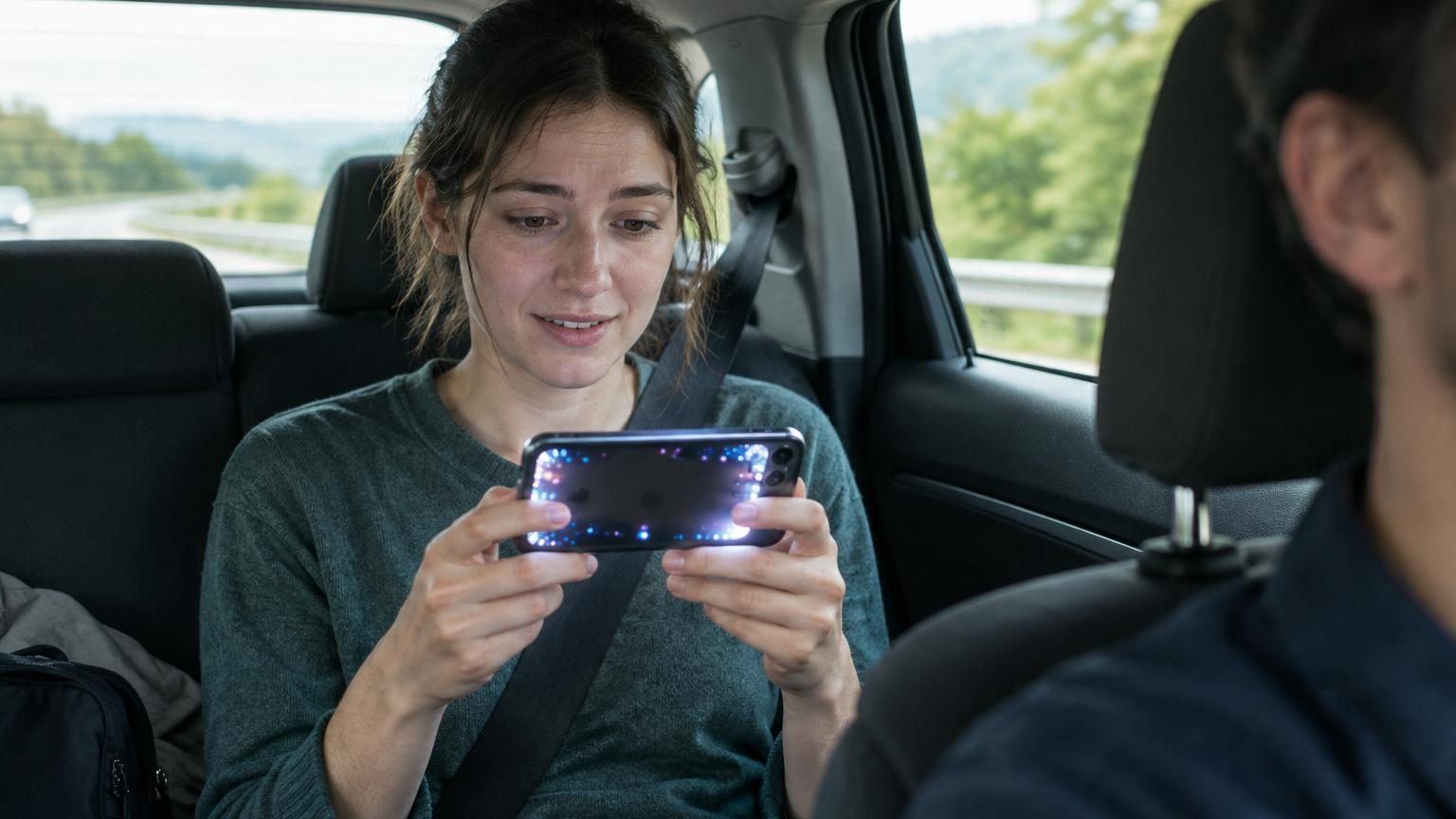 Vous avez le mal des transports en voiture : cette fonction cachée de l'iPhone affiche des points mobiles à l'écran pour vous soulager