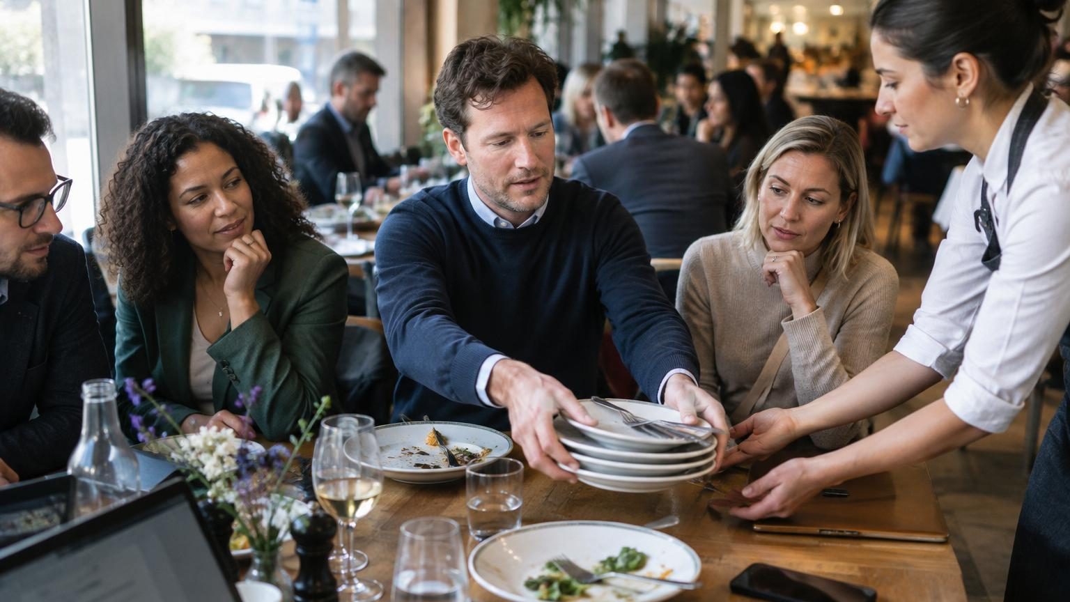Vous empilez vos assiettes au restaurant pour aider le serveur : selon une étude de Harvard, ce geste révèle bien plus que de la politesse